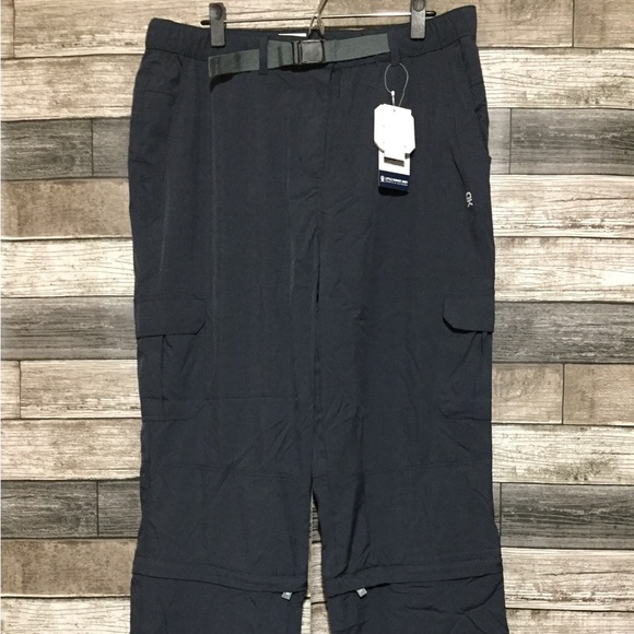 Little Donkey Andy Cargo Convertible Hiking Pants Men’s XXL Gray Blue - Picture 5 of 10